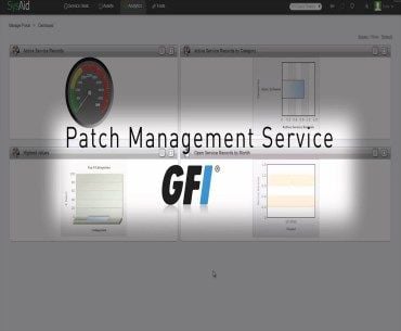 Dashboard interface displaying ITSM analytics with graphs and charts, showcasing efficient service management. - SysAid
